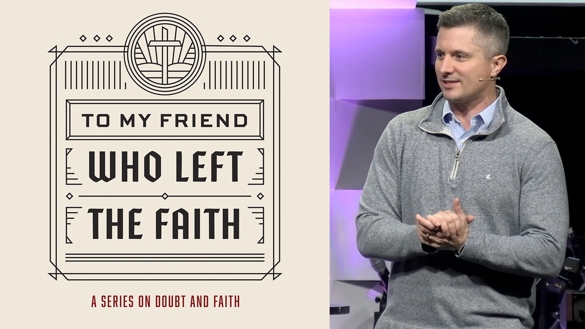 To My Friend Who Left the Faith - Week Two